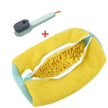 将图片加载到图库查看器，Shoe Washing Machine Bag with Brush Set – Durable Laundry Cleaner (1–4PCS)
