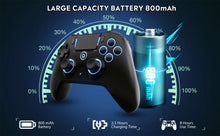 Load image into Gallery viewer, Original QRD Spark N5 Wireless Controller for PS5 PS4 PS3 IOS Android PC Hall 9-color LED lights Vibration effect PS4 Gamepad
