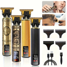 Load image into Gallery viewer, Pure metal body T9 high quality hairdresser hair salon professional razor household shaving small appliances send gift box
