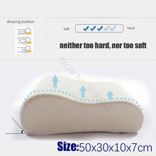将图片加载到图库查看器，60x40cm Adult Slow Rebound Memory Foam Pillow Cervical Orthopedic Neck Healthcare Bed Pillows for Sleeping  Almohada Ortopedica
