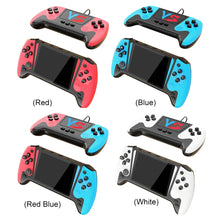Load image into Gallery viewer, X10 Portable Video Game Console 4 inch IPS Screen Handheld Game Console Built-in 500 Game Retro TV Game Player 1200mAh AV Output

