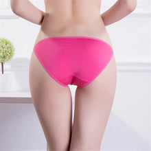 将图片加载到图库查看器，Sexy Women's Panties Underwear T-back Modal Super Low Rise Thong Girls Lingerie Ladies Briefs Soft Cotton Crotch 1 Pc FUNCILAC
