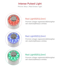 Load image into Gallery viewer, Ultrasonic Ion Facial Massager - Photon Rejuvenation &amp; EMS Microcurrent, Portable Vibration Skin Care Device for Home Use
