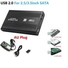 Load image into Gallery viewer, USB to SATA IDE HDD SSD 2.5/3.5 inch Adapter Hard Drive Enclosure USB3.0 Case HD External Solid State Hard Disk Box Adapter
