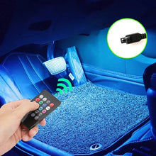 Load image into Gallery viewer, Neon LED Car Interior Ambient Light Kit – RGB Foot Strip Lighting with APP &amp; Remote Control, Music Sync Car Decor Lamp
