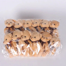 Load image into Gallery viewer, 12pcs Mini Teddy Bear Plush Toys – Soft Keychain &amp; Party Gift Dolls
