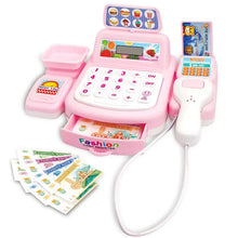 Load image into Gallery viewer, Simulation Shopping Cash House Toys Electronic Game Lighting And Sound Effects Supermarket Cashier Toys
