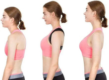 Load image into Gallery viewer, Adjustable Back &amp; Shoulder Posture Corrector – Clavicle Spine Support Belt for Neck, Upper Back &amp; Hunchback Correction
