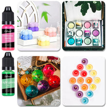 将图片加载到图库查看器，Candle Dyes Kit – Liquid Colorant Pigment Set for DIY Candle &amp; Soap Making | Vibrant Wax Dye for Soy, Beeswax &amp; Gel Candles
