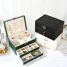 Load image into Gallery viewer, Multi-Layer Drawer Jewelry Box – Earring Organizer
