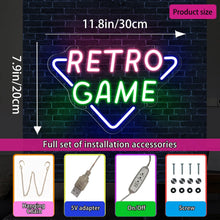 Load image into Gallery viewer, Game Room Neon Sign LED Signboard For Gamer Room Playstation luminous ads for business Teenager Room Wall Decor Light Gamer Gift
