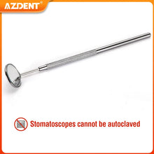 Load image into Gallery viewer, AZDENT Dental Teeth Cleaning Kit Mouth Mirror Tweezers Elbow Probe Triangle Shovel Stainless Steel Dentistry Tools Instrument

