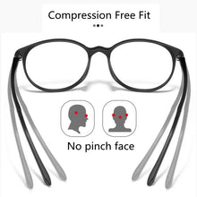 Load image into Gallery viewer, Ultralight Retro Round Glasses – TR90 Titanium Frame for Men &amp; Women
