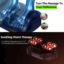 Load image into Gallery viewer, Extra Big Electric Foot Massager – Shiatsu Hot Compress &amp; Leg Roller
