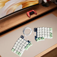 Load image into Gallery viewer, Split Keyboard Wired Ergonomics Keyboard Hot Swap Split-layout Keyboard Support QMK/VIAL Customized PC Gamer Accessories
