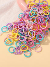 将图片加载到图库查看器，100pcs Kids Rubber Bands – Colorful Hair Scrunchies for Toddlers
