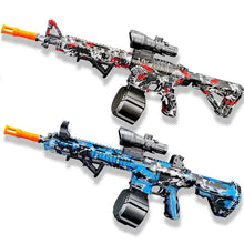 将图片加载到图库查看器，M416 Electric Gel Ball Blaster Toy Gun – Rechargeable Outdoor Shooting Toy for Kids &amp; Adults, Sound and Light Effects
