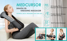 Load image into Gallery viewer, Medcursor Electric Neck And Back Massager Neck And Shoulder Kneading Massage Pillow Neck Cervical Back Massage Shawl

