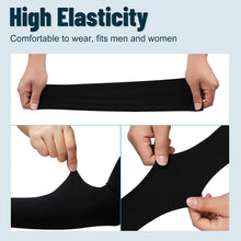 将图片加载到图库查看器，Unisex One Size Compression Cooling Sleeves UV Sun Protection Cooling Arm Sleeves With Thumb Hole Compression Sports Tattoo Cover Up Sleeve For Sports Long Arm Cover Anti-Slip Warmers Outdoor Sports Sunblock Cover

