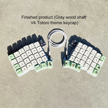 Load image into Gallery viewer, Split Keyboard Wired Ergonomics Keyboard Hot Swap Split-layout Keyboard Support QMK/VIAL Customized PC Gamer Accessories
