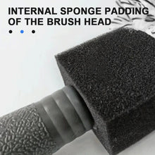 将图片加载到图库查看器，SEAMETAL Car Wheel Tire Rim Cleaning Brush Portable Plush Car Wheel Hub Brush Washing Tool Car Detailing Care Dust Removal Brush
