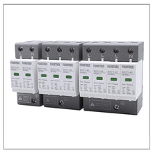 Load image into Gallery viewer, AC SPD Surge Protection 2P 3P 4P 10〜20KA/20〜40KA /30KA〜60KA House Lightning  Protector Low-Voltage Arrester Protective Device
