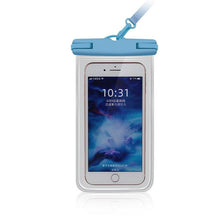 Load image into Gallery viewer, Gray Drop Resistant Waterproof Bag For Mobile Phones Under 6.9 Inches Plastic Mobile Phone Waterproof Case Diving Seal Phone Case Waterproof Pouch Phone  Underwater Case 35m
