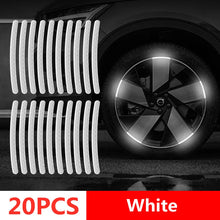 Load image into Gallery viewer, Car Wheel Hub Reflective Stripes Door Handle Safety Warning Sticker Car Rear Warning Tape Automobile Sticker Exterior Accessorie
