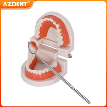 Load image into Gallery viewer, AZDENT Dental Teeth Cleaning Kit Mouth Mirror Tweezers Elbow Probe Triangle Shovel Stainless Steel Dentistry Tools Instrument

