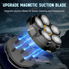 Load image into Gallery viewer, Solimpia Head Shavers for Bald Men - High-Speed 6D Magnetic Electric Razor for Fast Shaving, Hypoallergenic Shaving Razor
