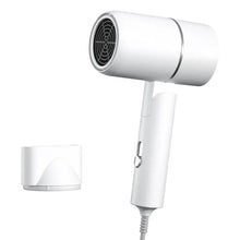 Load image into Gallery viewer, Folding Hairdryer With Carrying Bag Hot Air Anion Hair Care For Home MIni Travel Hair Dryer Blow Drier Portable Hair Brush Dryer
