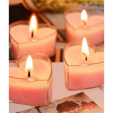 Load image into Gallery viewer, 9pcs Heart-shaped Scented Tea Candles Valentine's Day Romantic Love Candle Proposals Wedding Anniversary Decorative Candle
