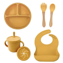 Load image into Gallery viewer, Food Grade Silicone Baby Feeding Dish Set
