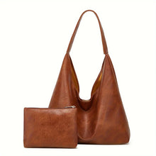 Load image into Gallery viewer, New Tote bag 100 hand bill of lading shoulder women's bag retro simple large bag Tote bag
