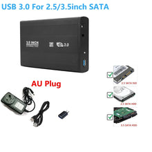 Load image into Gallery viewer, USB to SATA IDE HDD SSD 2.5/3.5 inch Adapter Hard Drive Enclosure USB3.0 Case HD External Solid State Hard Disk Box Adapter
