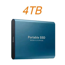 Load image into Gallery viewer, High Speed Portable SSD External Hard Drive 4TB USB3.1 Interface Hard Disk Solid State Drive Mass Storage Device for Laptop/PC
