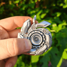 Load image into Gallery viewer, EDC Open Armor Metal Spinning Top – Magnetic Fidget Slider Toy for Adults | Stress Relief Spinner with Mecha Design &amp; Smooth Rotation
