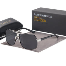 将图片加载到图库查看器，BARCUR Polarized Sports Sunglasses for Men Fashionable Fishing Driving Hiking and Outdoor Eyewear UV400 Protection Gradient Lenses
