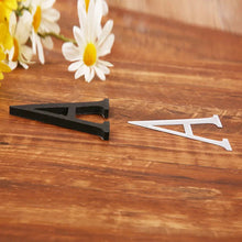 Load image into Gallery viewer, Gold Mirror 3D Letter Wall Stickers – Acrylic Peel &amp; Stick Decor
