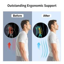 将图片加载到图库查看器，Back Brace Immediate Relief from Back Pain,Sciatica - Breathable Mesh Design with Lumbar Pad- Adjustable Support Straps for Work
