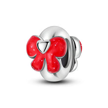 将图片加载到图库查看器，100% 925 Sterling Silver Rainbow Zircon Butterfly Dragon Silicone Stopper Charms - Colorful Beads for DIY Bracelets, Customizable Jewelry for All Occasions
