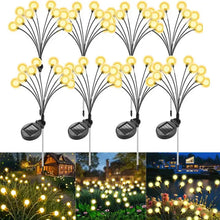 Load image into Gallery viewer, 8pcs Solar Firefly Garden Lights – IP65 Waterproof LED Outdoor Lawn &amp; Landscape Lamps
