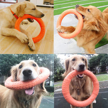 将图片加载到图库查看器，Durable Dog Ring Toy – Indestructible Flying &amp; Chewing Training Toy
