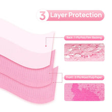 Load image into Gallery viewer, 20Pcs Disposable Nail Art Table Towel 13"x18" - 3 Ply Tattoo Bib Sheet for Patients Dentist or Medical Tray Cover and Nail Table
