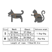 Load image into Gallery viewer, Undershirt Style Pet Leash Adjustable Cat Dog Harness Breathable Leash  Convenient Pet Vest For Small Dog Cat Supplies
