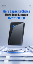 将图片加载到图库查看器，Eaget Portable External Hard Drive 1TB 5TB HDD 2.5 inch 5Gbps External Hard Disk Memory Compatible for PC Mac Desktop MacBook
