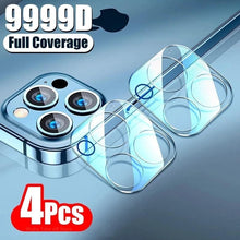 将图片加载到图库查看器，4Pcs Full Cover Protective Glass for Iphone 11 12 13 Pro XS Max Camera Protector for Iphone X 11pro Max 12 13 Mini 14 Pro Max Camera Lens Protector for iPhone

