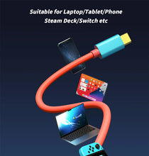 Load image into Gallery viewer, USB C to HDMI Adapter Charger Cable for Switch Type C to HDMI Line Laptop iPhone15 MacBook Huawei Xiaomi Dock Accessories Gift

