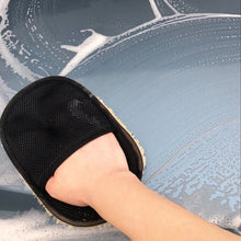 将图片加载到图库查看器，Microfiber Wool Soft Auto Car Washing Glove Cleaning Car Cleaning glove Motorcycle Washer Care Car paint Wash care tools
