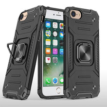 Load image into Gallery viewer, Magnetic Metal Ring Stand Holder Phone Case Cover For iPhone 11 12 13 14 Pro Max Xs XR X 8 7 6 6s Plus Rotating Ring Kickstand Fit Magnetic Car Mount Heavy Duty Dual Layer Shockproof Phone Case
